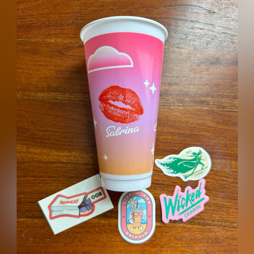 Sabrina Carpenter Dunkin Donuts Cup